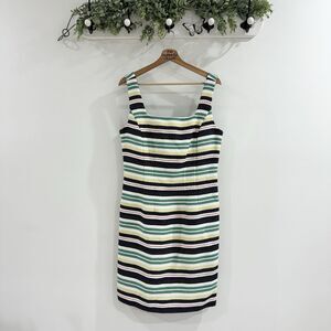 Brooks Brothers Striped Tweed Sheath Dress New Size 12